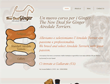 Tablet Screenshot of airedale-ginger.com